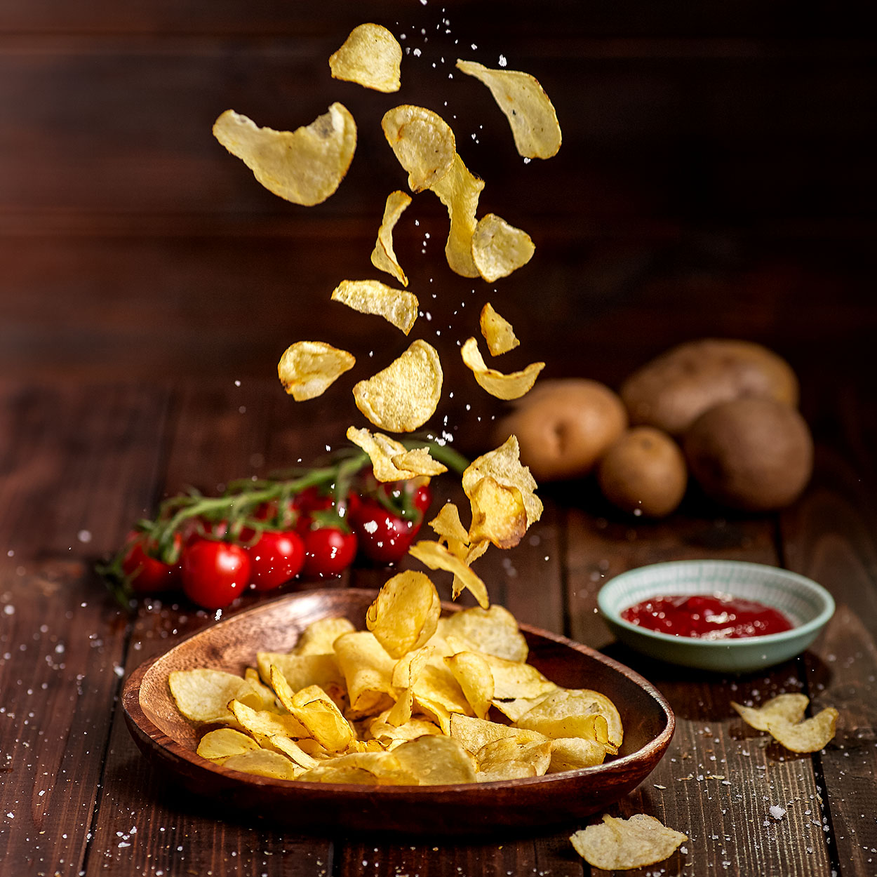 foodfotografie, chips, aktion, kino, tomaten, kartoffel, ketchup, Marchtrenk, Linz, Wels, Oberösterreich