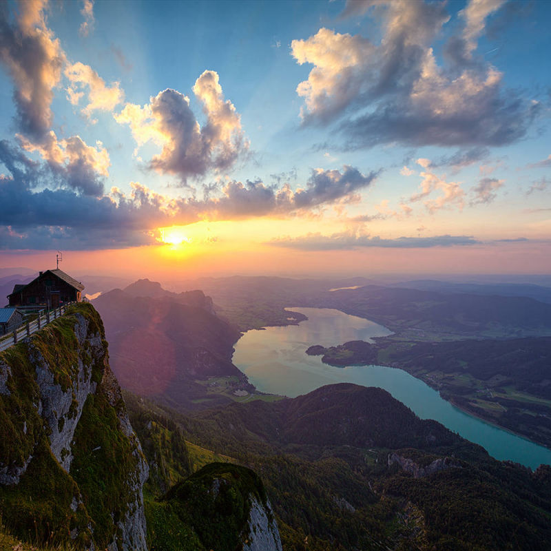 Landschafts Fotograf Marchtrenk Schafberg Schafbergspitze Landschaft Oberösterreich Salzkammergut Fotograf Marchtrenk Mondsee 