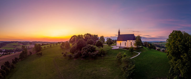 Schallerbach Magdalena Kirche Oberösterreich Landschaftsfotografie